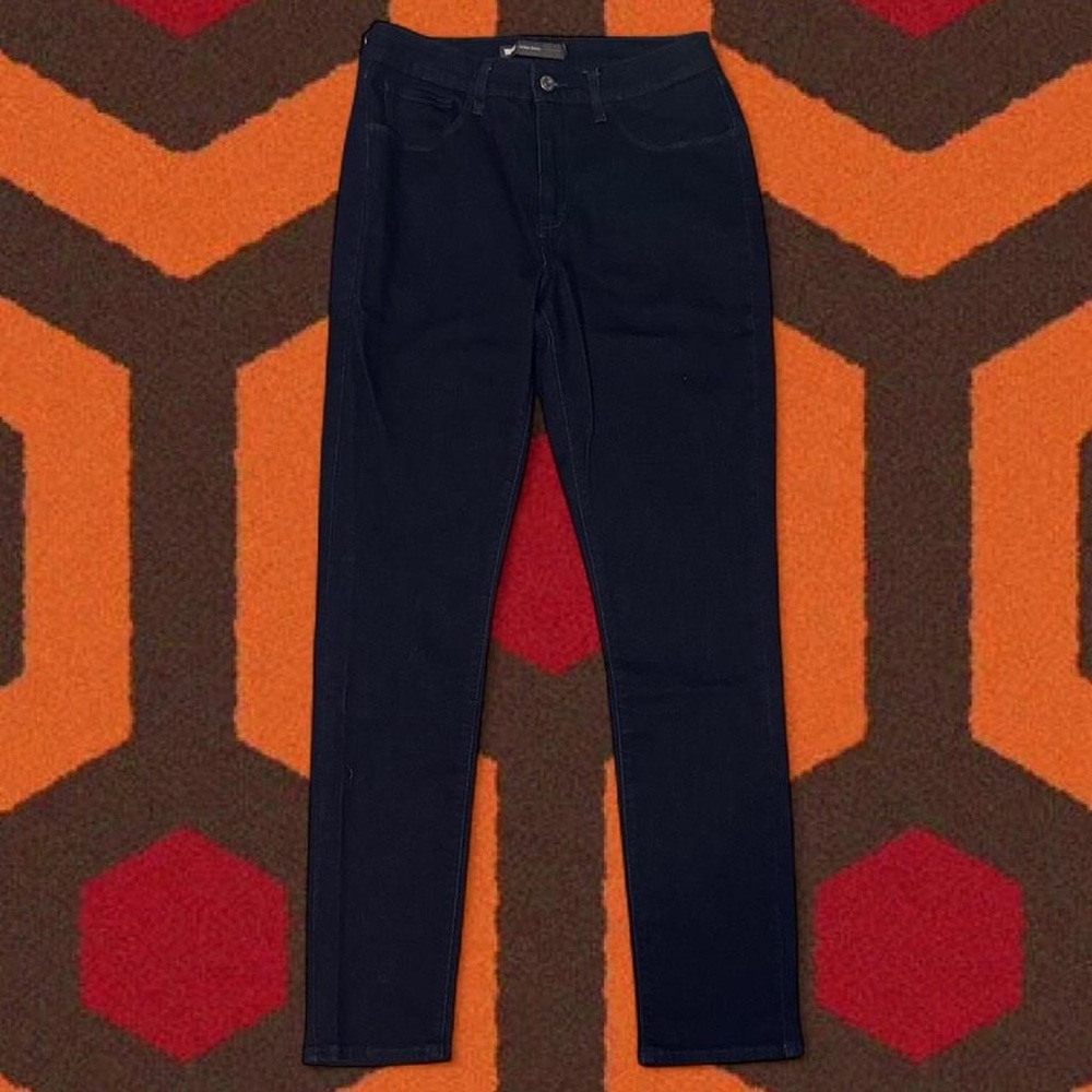 Levi’s Women’s Hi Rise Dark Blue Wash Denim Skinny Jeans — Size 30